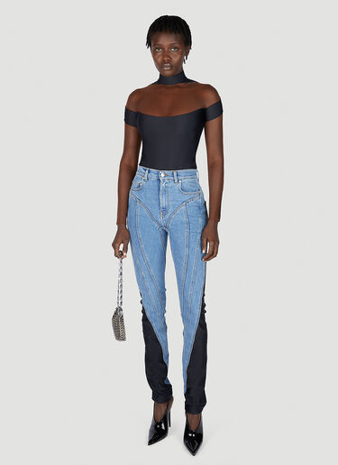 Cut Out Illusion Bodysuit Mugler Cut Out Illusion Bodysuit Black mug0251031