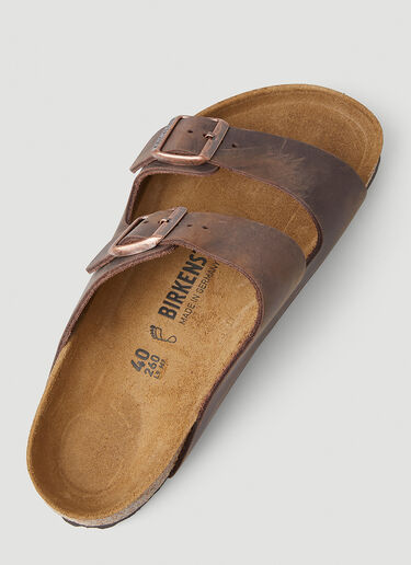 Birkenstock アリゾナ ツー ストラップ サンダル ブラウン brk0344005