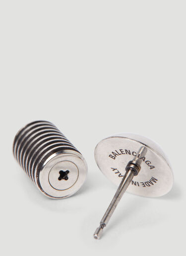 Balenciaga Garage Screw Earring Silver bal0255094