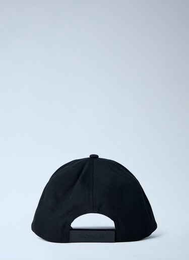 Moncler Logo Embroidered Baseball Cap Black mon0163030