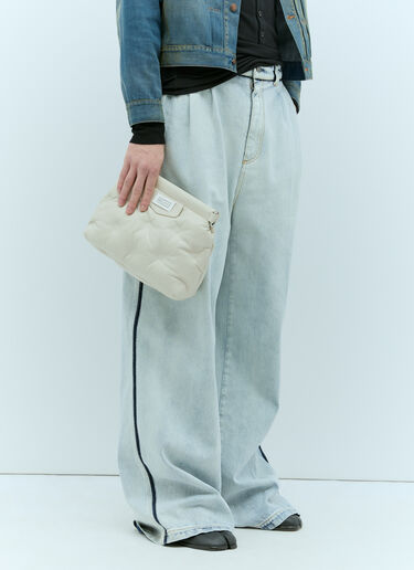 Maison Margiela 스몰 글램 슬램 클래식 크로스바디 백 그레이 mla0154019