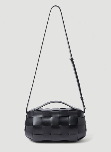 Bottega Veneta Intreccio Crossbody Bag Black bov0155026