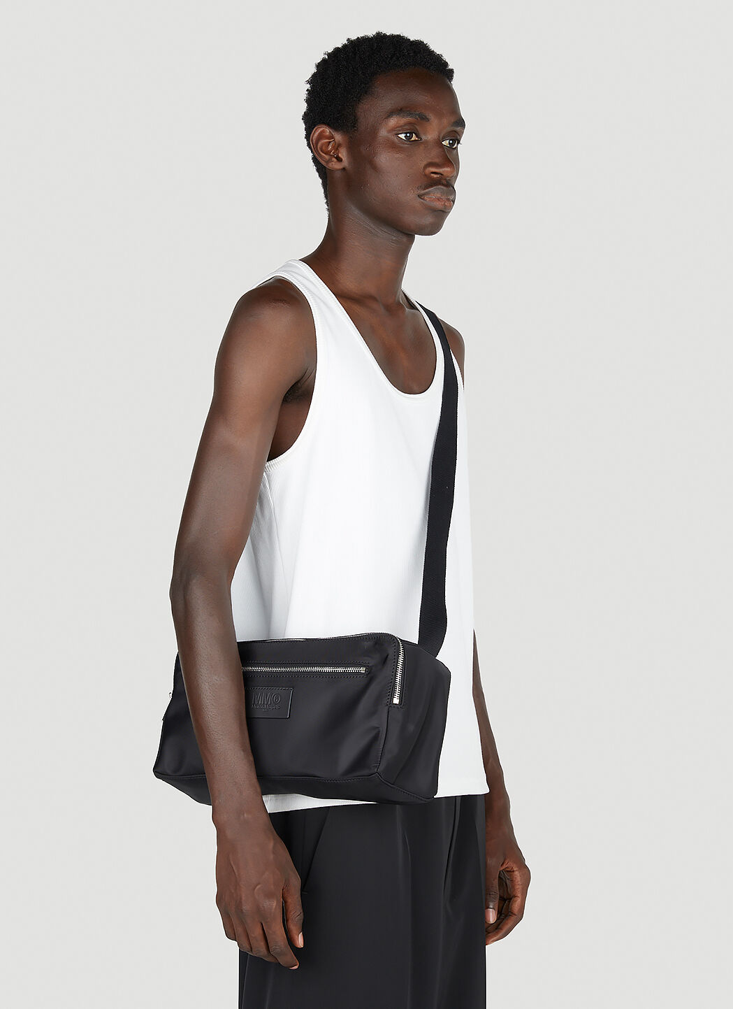 MM6 Maison Margiela Men s Sporty Crossbody Bag in Black LN CC