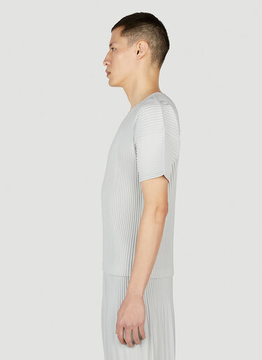 Homme Plissé Issey Miyake 经典 T 恤 灰色 hmp0152002