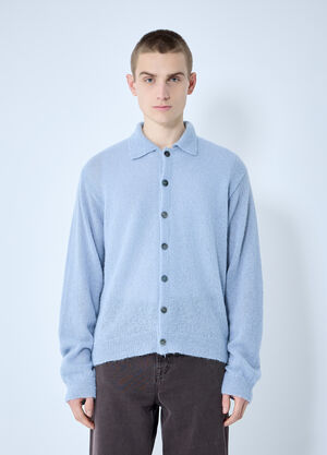 Our Legacy Evening Polo Cardigan Brown our0160007
