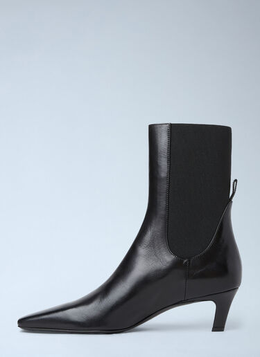 TOTEME The Mid Heel Boots Black tot0253003