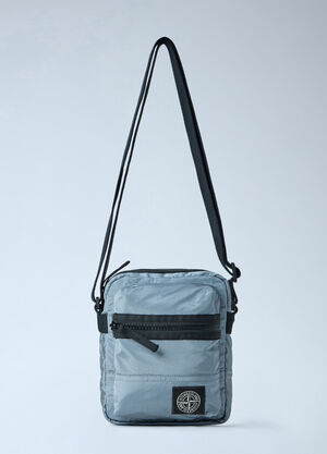Stone Island Compact Crossbody Bag Light Blue sto0165029