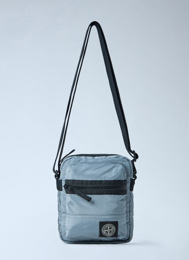 Stone Island Compact Crossbody Bag Light Blue sto0165029