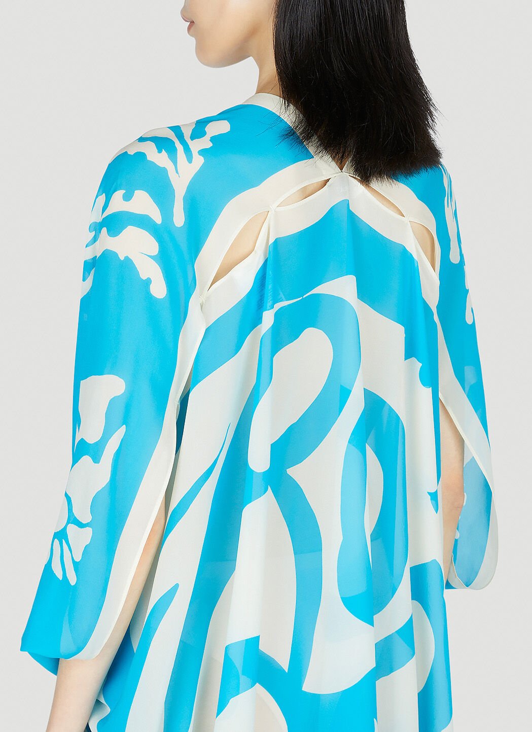 Rodebjer Agave Youthquake Kaftan Dress in Blue fur Damen LN CC