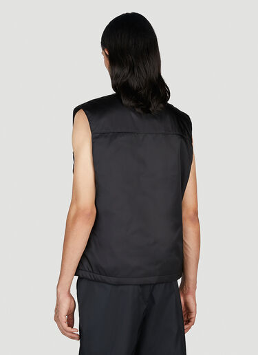 Prada Re-Nylon Padded Sleeveless Jacket Black pra0154007