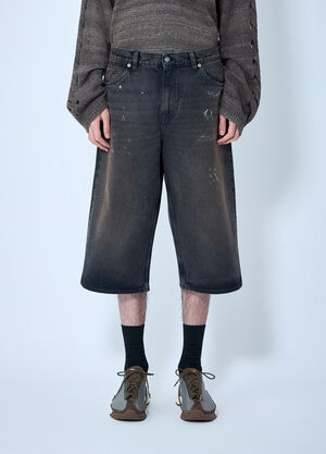 Our Legacy Capri Cut Shorts Black our0164041