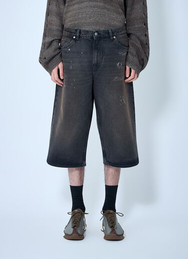 Our Legacy Capri Cut Shorts Black our0164041