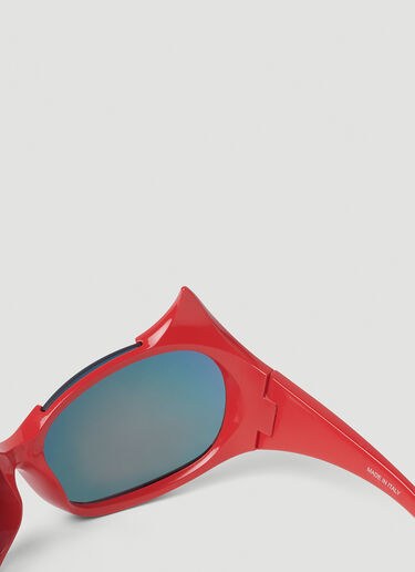 Balenciaga Gotham Cat Sunglasses Red bal0152088