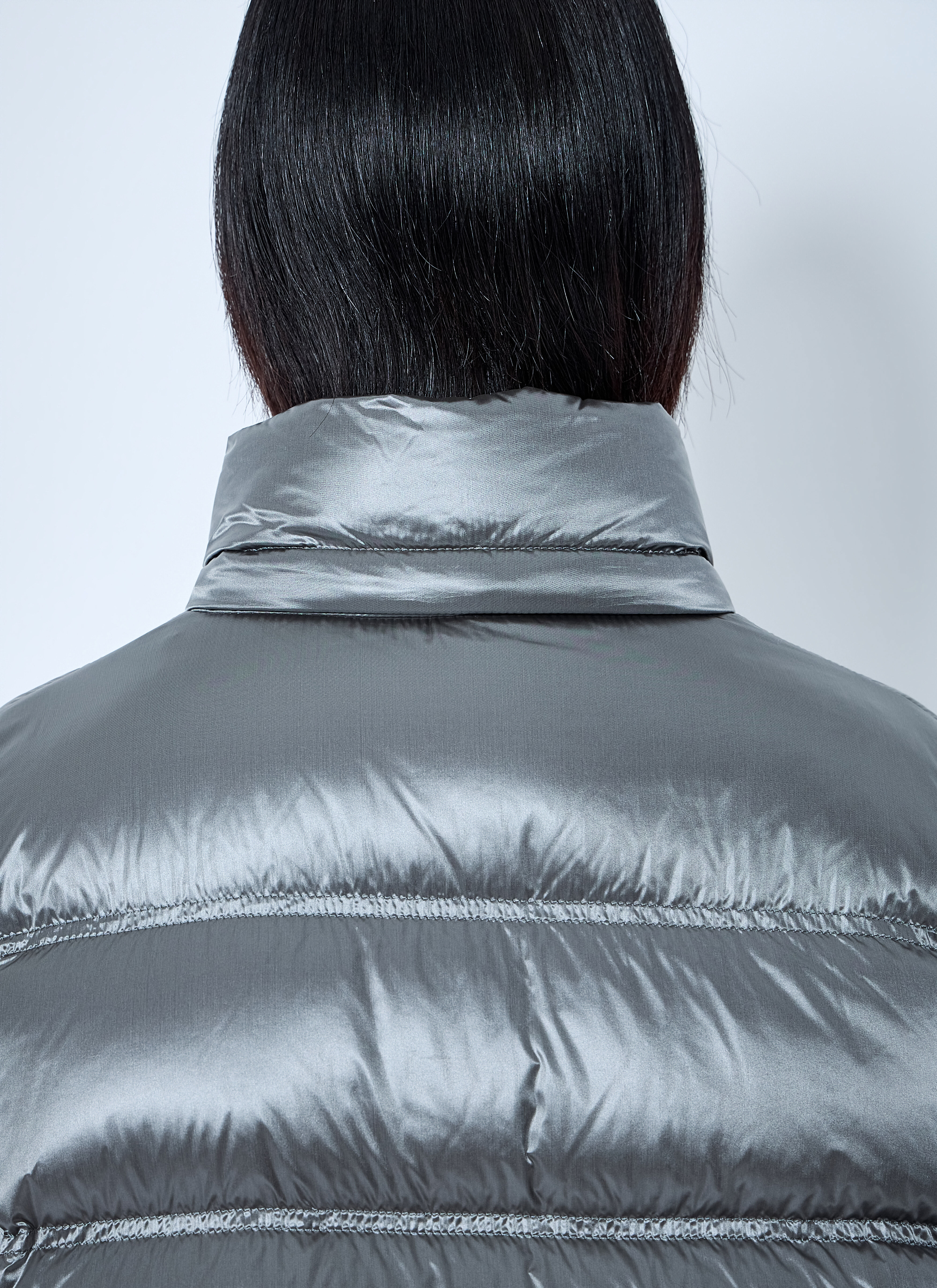 Moncler Women's' Sensation Short Down Jacket in Dark Grey | LN-CC®