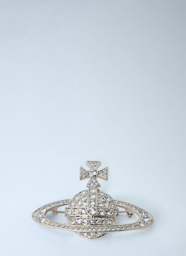 LN-CC® - Vivienne Westwood: Bas Relief Brooch - Silver Vivienne Westwood Bas Relief Brooch Silver vvw0366017
