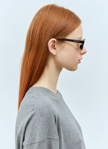 Jacquemus Les Lunettes Bambino 太阳镜  黑色 jas0258001