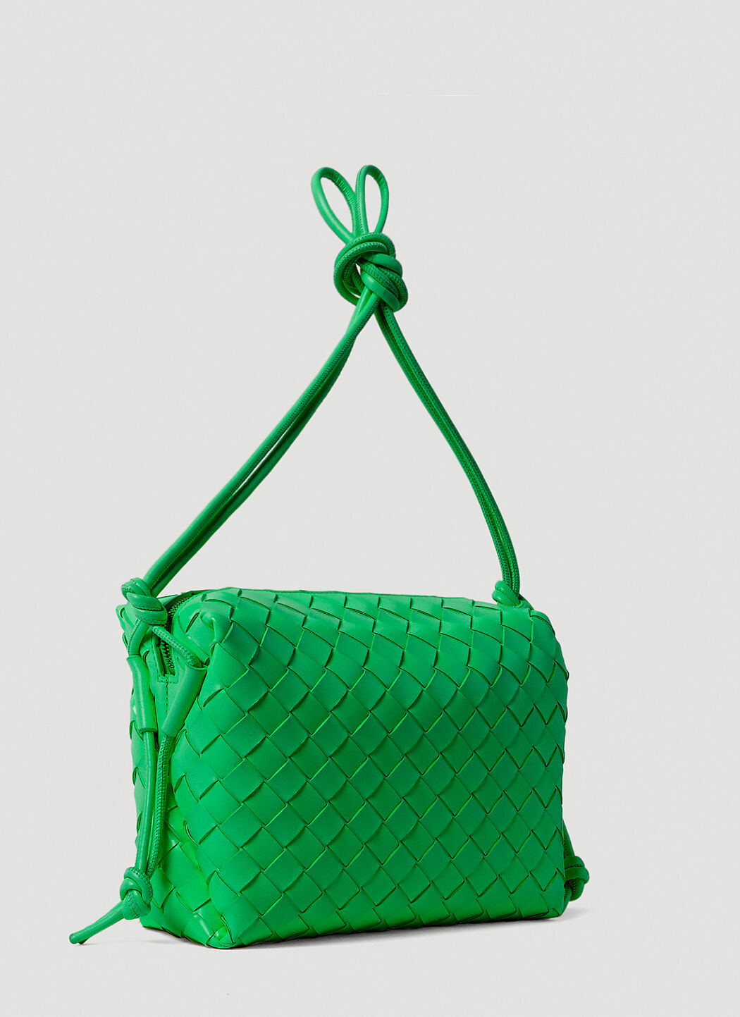 Bottega veneta small loop best sale intrecciato woven hobo bag