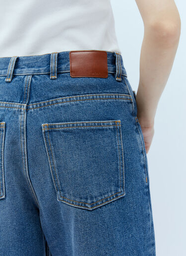 Moncler Cropped Jeans Blue mon0256014
