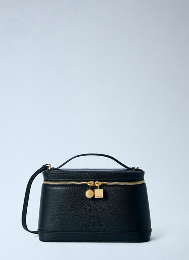 LN-CC® - Jacquemus: Le Petit Vanity Handbag - Black Jacquemus Le Petit Vanity Handbag Black jac0266044