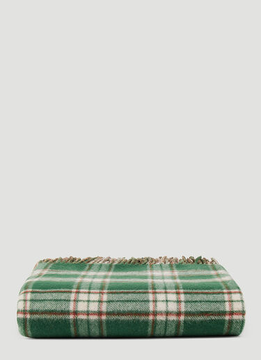 GG Tartan Blanket Gucci GG Tartan Blanket Green wps0670145