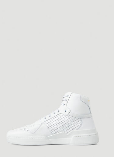 Saint Laurent SL24 High Top Sneakers White sla0147035