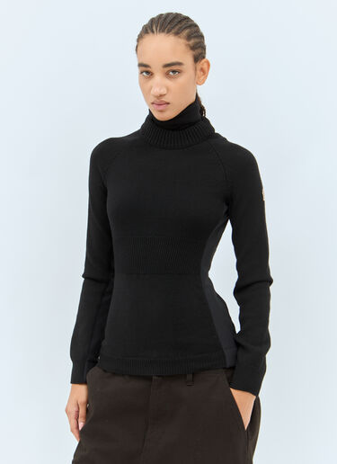 Moncler Grenoble T-Neck Sweater Black mog0258011