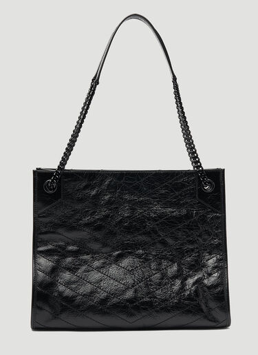 Saint Laurent Niki Medium Shopping Tote Bag Black sla0247116