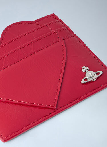 LN-CC® - Vivienne Westwood: Heart Card Holder - Red Vivienne Westwood Heart Card Holder Red vvw0266025