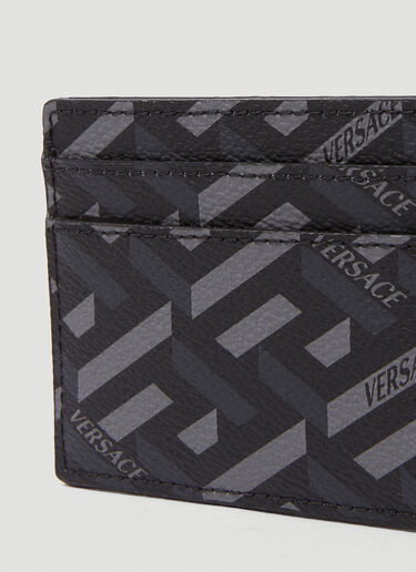 Versace Graphic Cardholder Grey ver0149056
