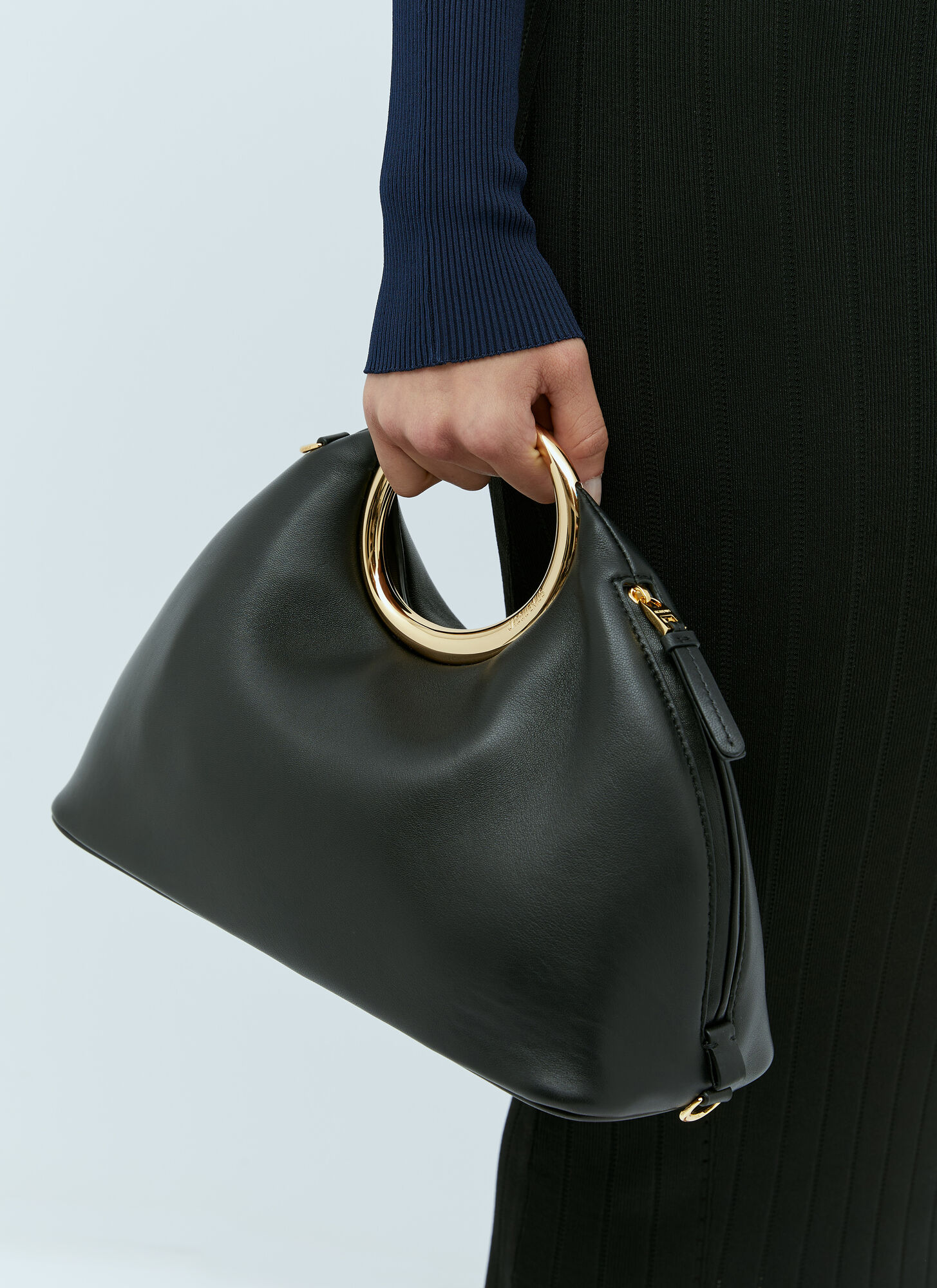 Shop Jacquemus Le Calino Handbag In Black