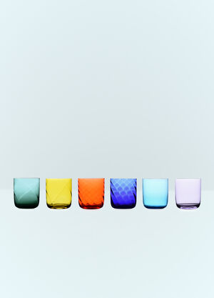 Serax x Ann Demeulemeester Set Of Six Riga Tumblers Green wps0691770