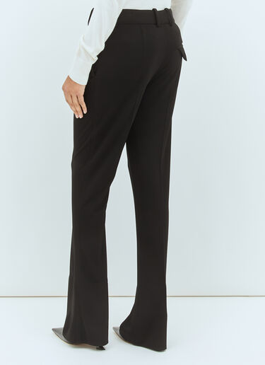 Bottega Veneta Matt Flared Pants Black bov0258005