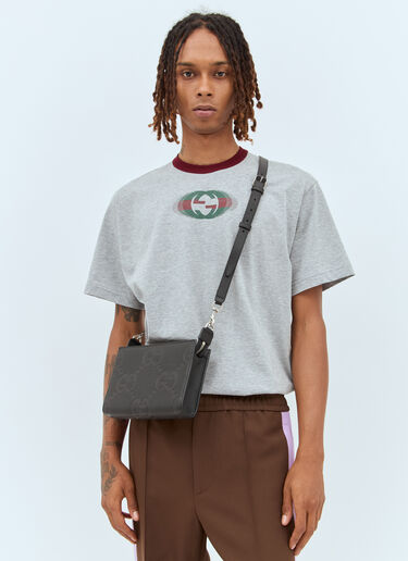 Gucci Jumbo GG 迷你斜挎包 黑色 guc0157084
