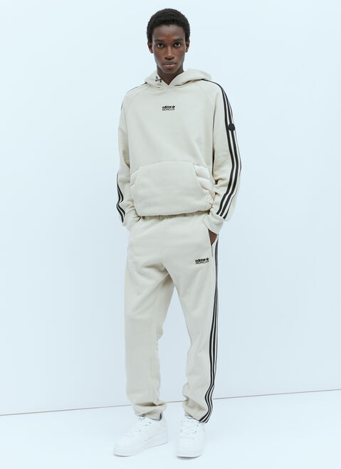 Moncler + Rick Owens ロゴアップリケトラックパンツ ベージュ mcs0355013