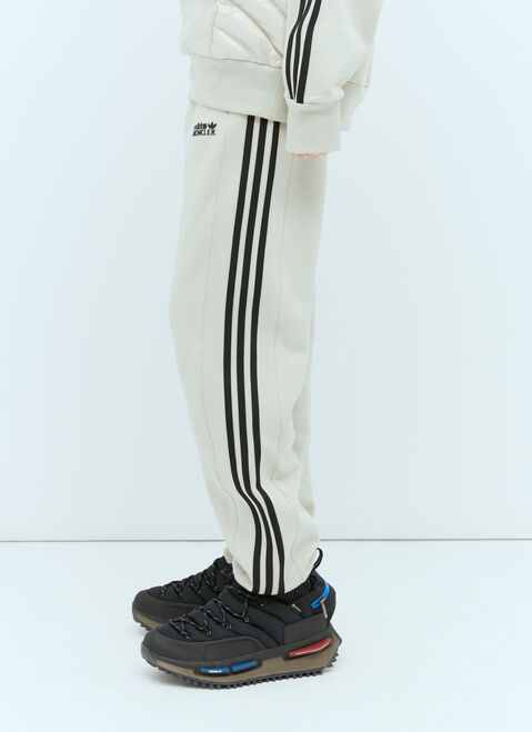 Moncler + Rick Owens 로고 아플리케 트랙 팬츠 베이지 mcs0355013