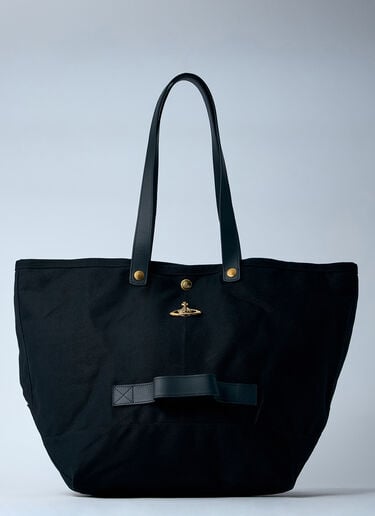 Utility Shopper Tote Bag Vivienne Westwood Utility Shopper Tote Bag Black vvw0259026