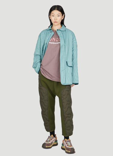 Moncler Salehe Bembury 하터 하이웨이 쇼트 다운 재킷 블루 msb0254001