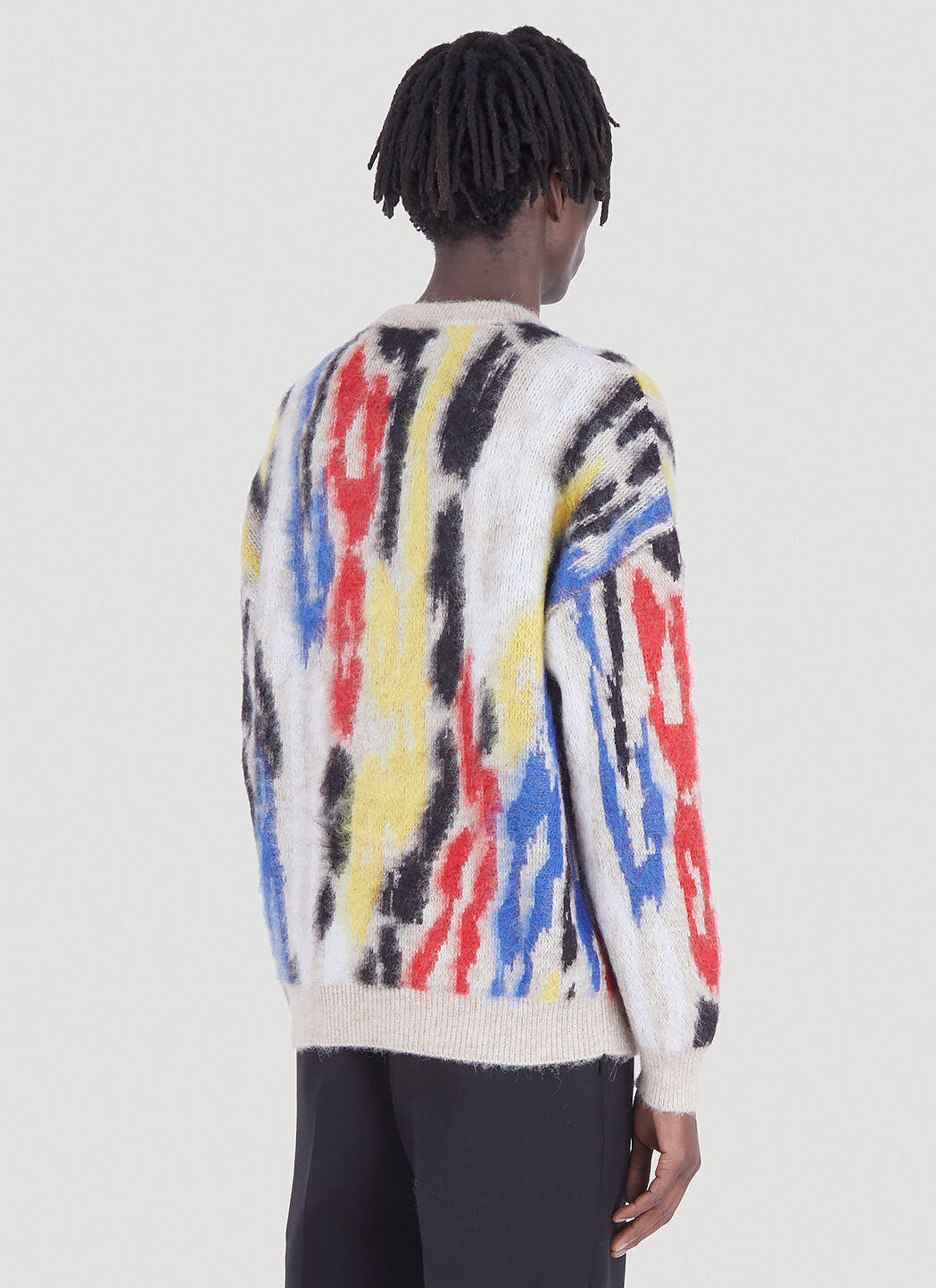 Saint laurent new arrivals leopard sweater