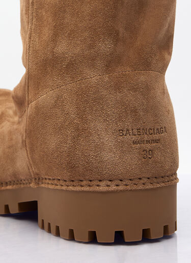 Balenciaga Alaska 人造毛皮低筒靴 棕 bal0257031