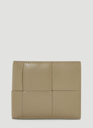 Bottega Veneta Bi-Fold Wallet Beige bov0143032