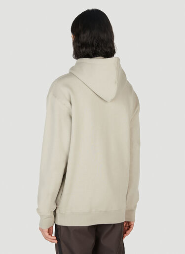 Logo Print Hooded Sweatshirt Saintwoods Logo Print Hooded Sweatshirt Beige swo0151013