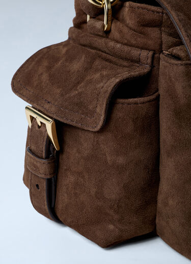 Suede Explore Crossbody Bag Prada Suede Explore Crossbody Bag Brown pra0262109