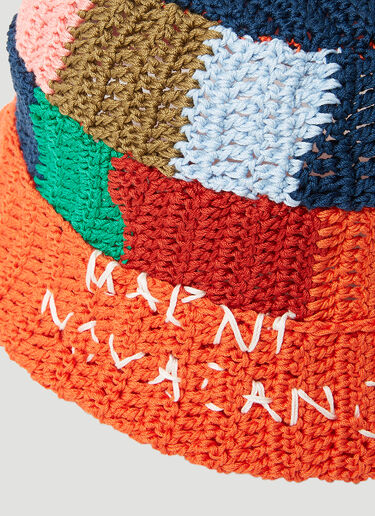 Marni x No Vacancy Patchwork Crochet Bucket Multicolour mvy0253006