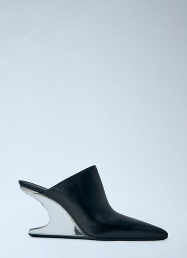 LN-CC® - Rick Owens: Cantilever 8 Sabot Sharp Mules - Black Rick Owens Cantilever 8 Sabot Sharp Mules Black ric0265053