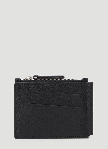 Maison Margiela Money Clip Wallet Black mla0153033