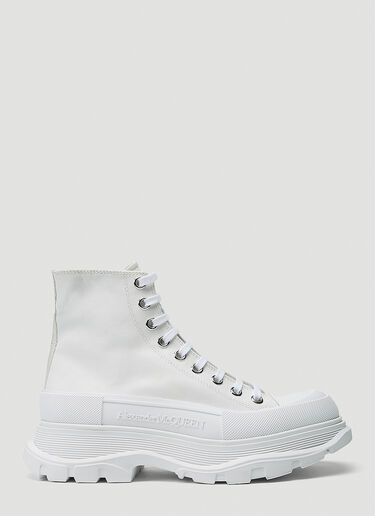 Alexander McQueen Tread Slick Boots White amq0243101