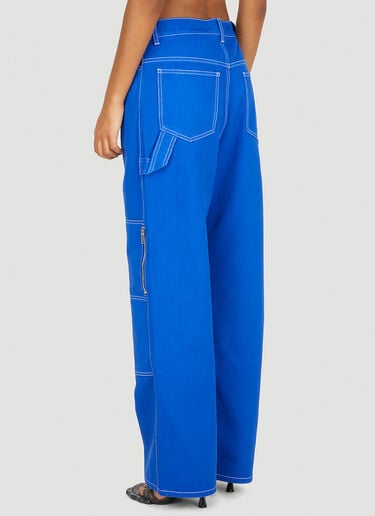 Dion Lee Work Pants Blue dle0250003