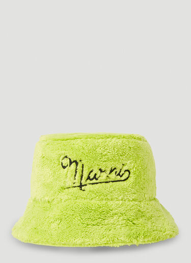 Marni 刺绣徽标帽子 绿色 mni0252017