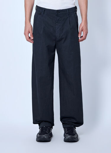 Massimo Osti Studio Wide-Leg Tailored Trousers Black mao0166009