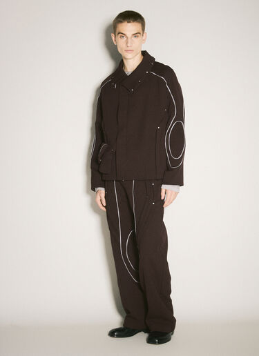 Kiko Kostadinov Chalice Pants Brown kko0158001